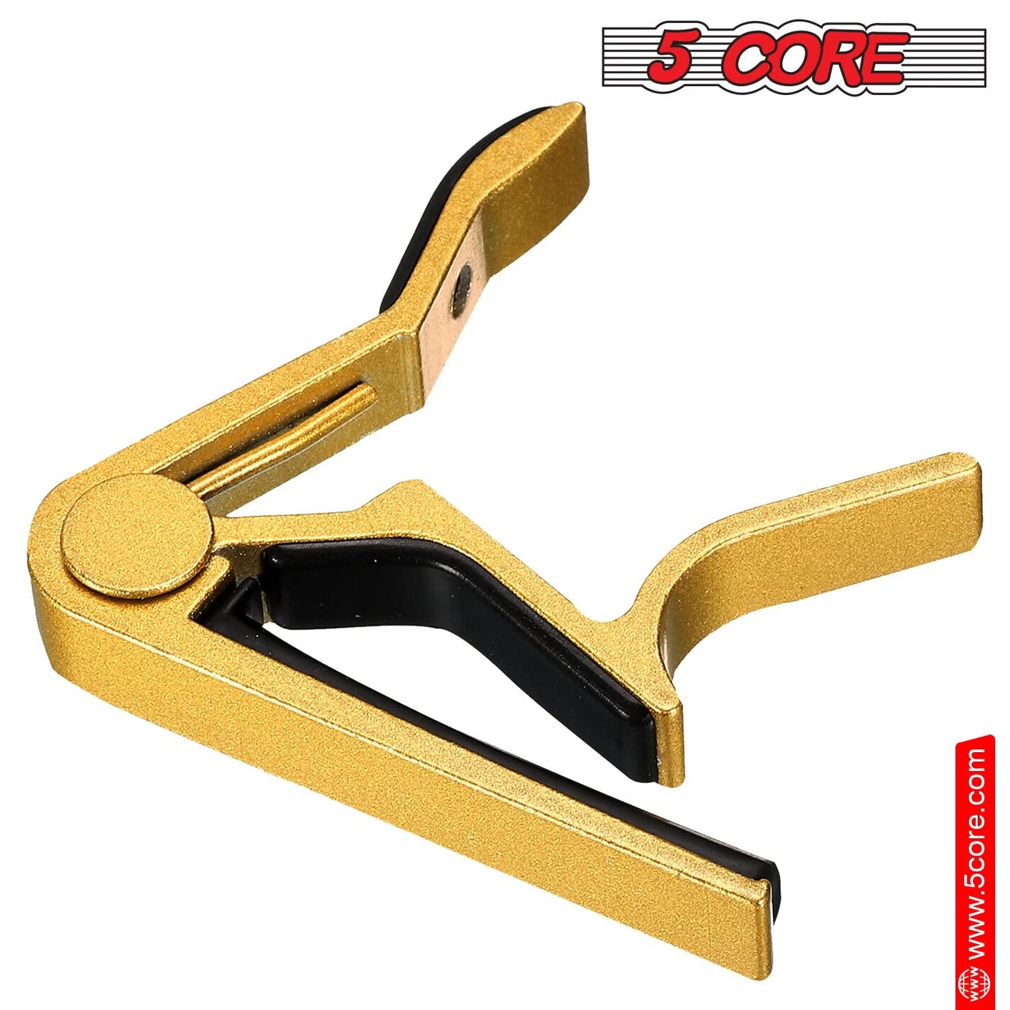 5Core Capo Acoustic Electric Guitar 6 String Kapo Clip For Banjo Mandolin Ukulele-3